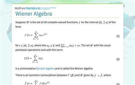 mathworld wolfram|Algebra .